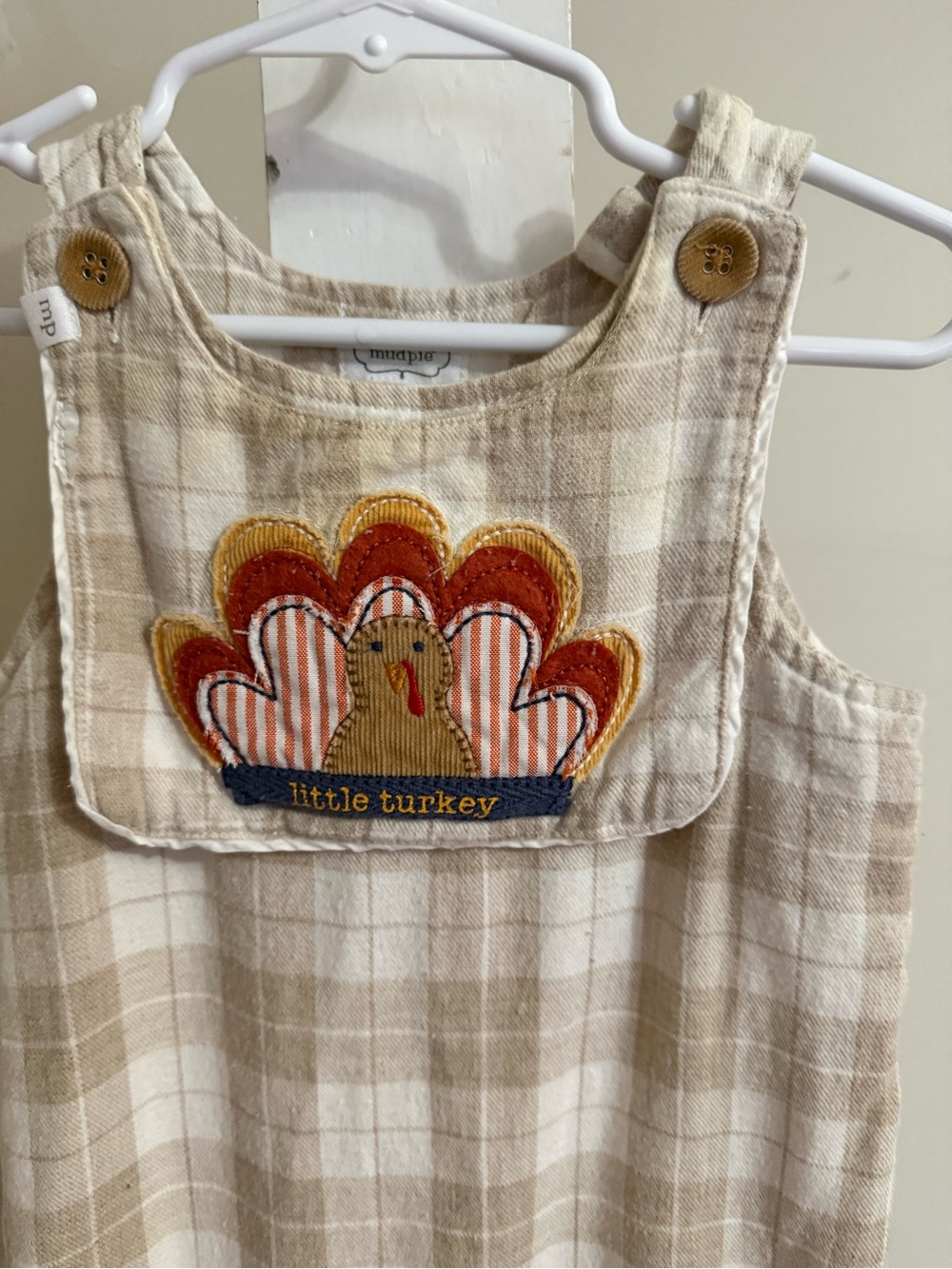 Mudpie Fall & Thanksgiving Romper - Picture 7 of 16